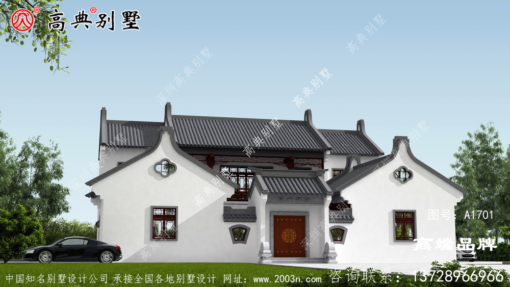 农村自建房设计图二层从哪个方向看都很漂亮