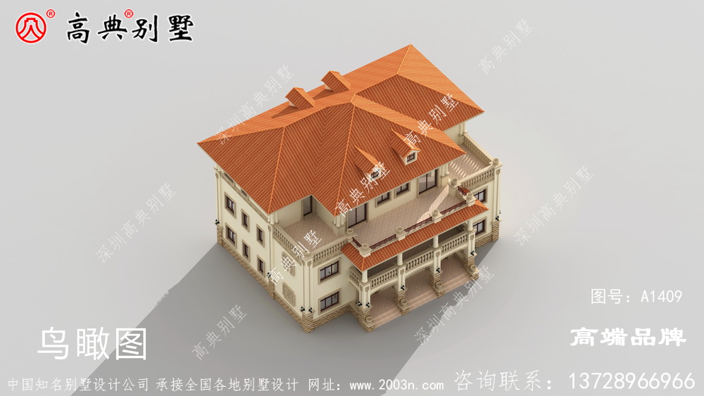 农村自建三层别墅效果图一起来看看