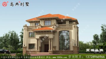 外观别墅效果图空间利用率非常高