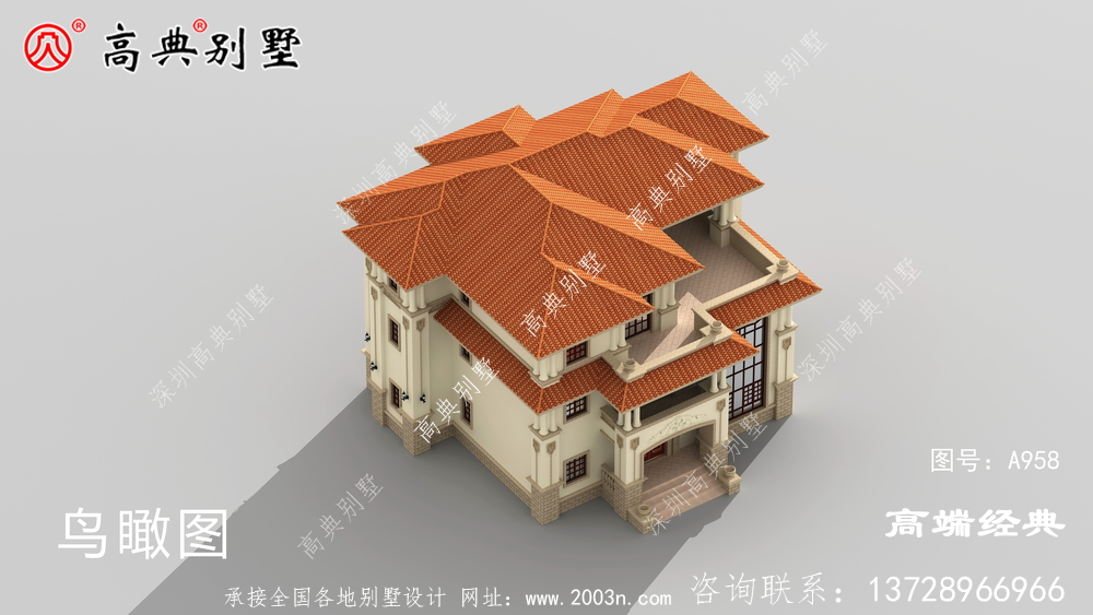河津市三层楼房新款图，含平面图，收藏过年回家建一栋