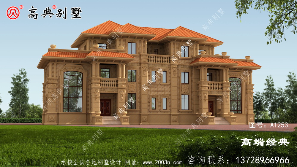 三层楼房自建图告诉你小宅基地也能盖豪宅，赶紧给自己安排起来霸州市