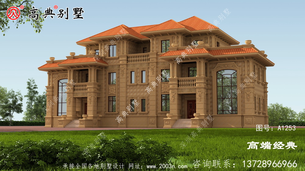 三层楼房自建图告诉你小宅基地也能盖豪宅，赶紧给自己安排起来霸州市