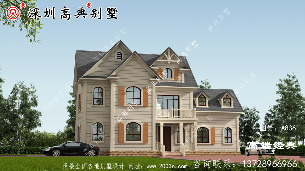 二层农村别墅设计图纸，给大家建房参考，选出自己最喜欢的小别墅