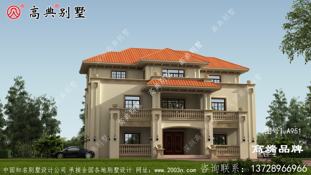 使用落地窗设计很大气，加强室内采光性。