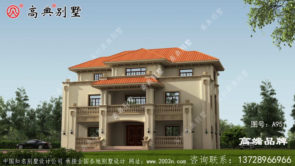 使用落地窗设计很大气，加强室内采光性。