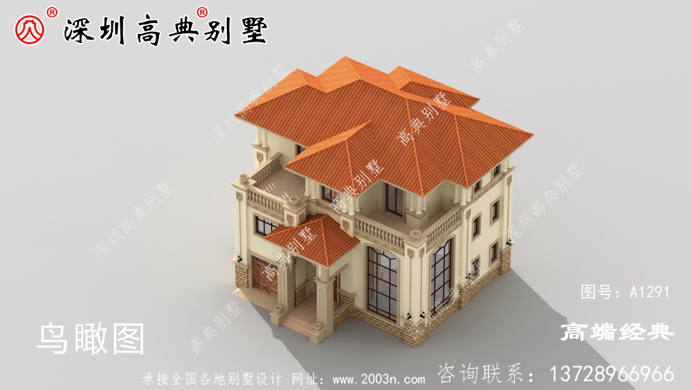 农村小别墅设计图，大气时尚，实用经济