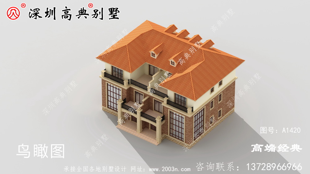 农村三层自建房图，几十万就能建这么实用的房子