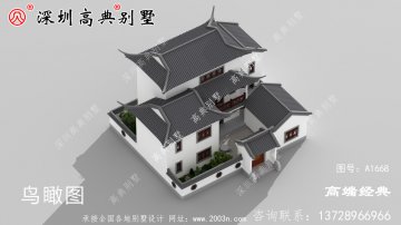 三层小楼建筑设计图，精致漂亮，