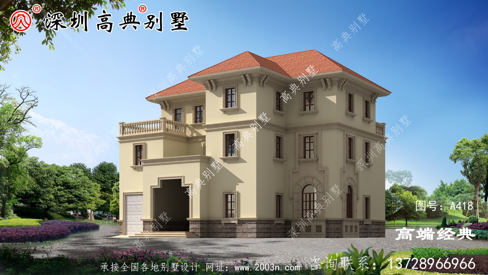 乡村三层带阳台图片，室内明亮，真是个不错的选择。