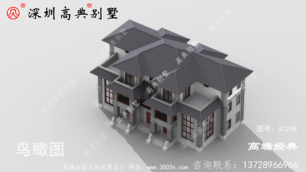 三层自建房图，外观时尚布局讲究，经得起时间的考验