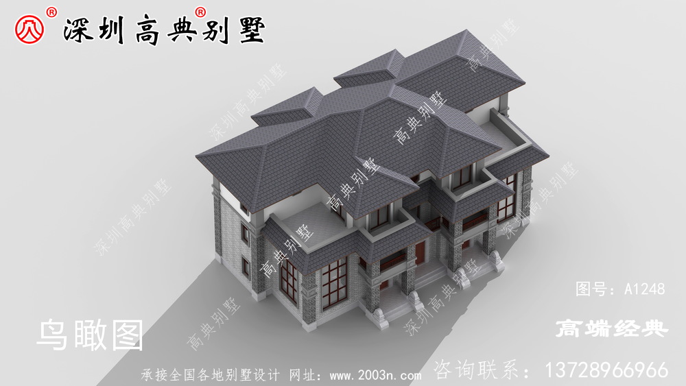 三层自建房图，外观时尚布局讲究，经得起时间的考验