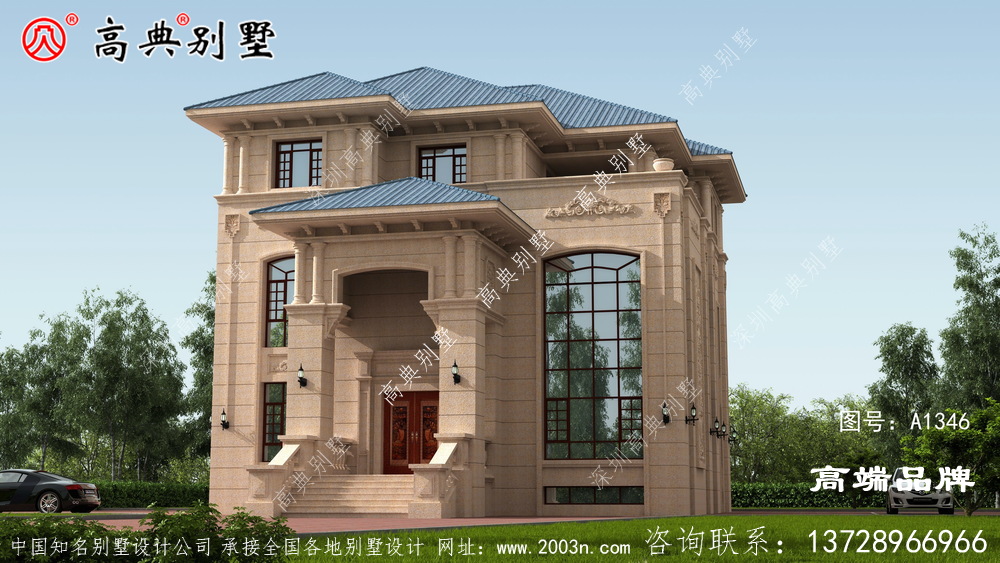 人们对房子的追求是现代人的必要条件，一起来欣赏三层别墅图