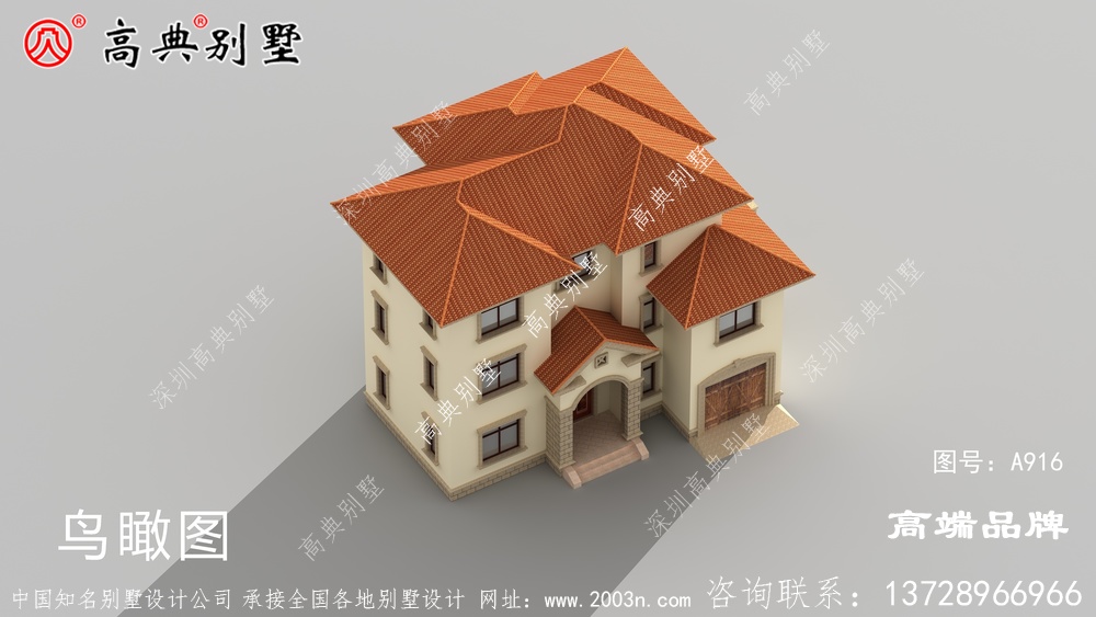 别墅四面飘窗设计，在家也能享受阳光生活
